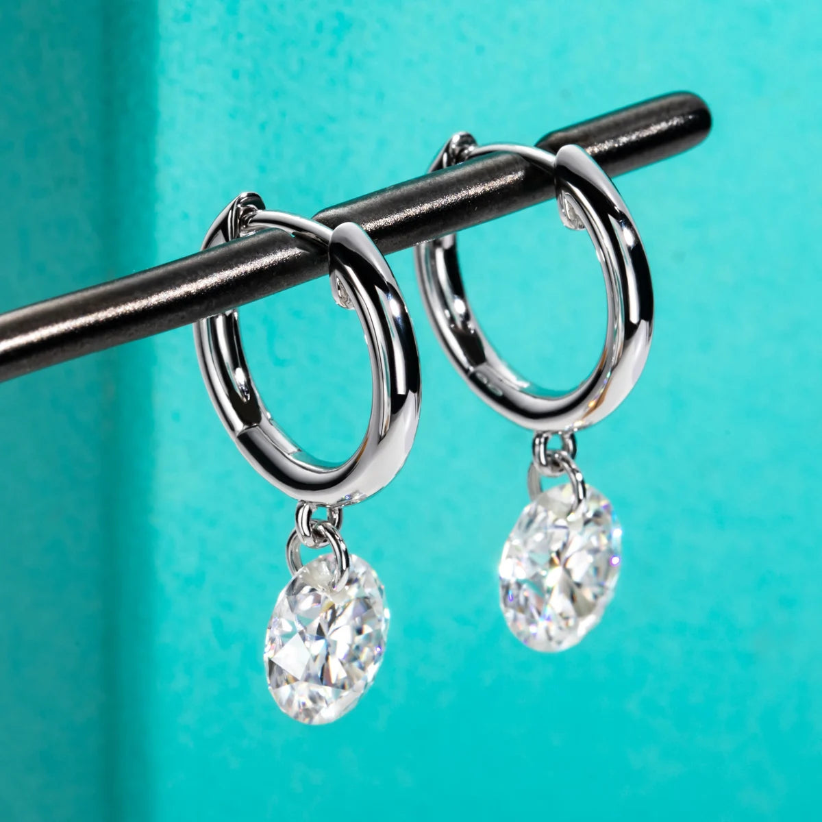 Diorina Jewelry Classic Solitaire Drop Earrings