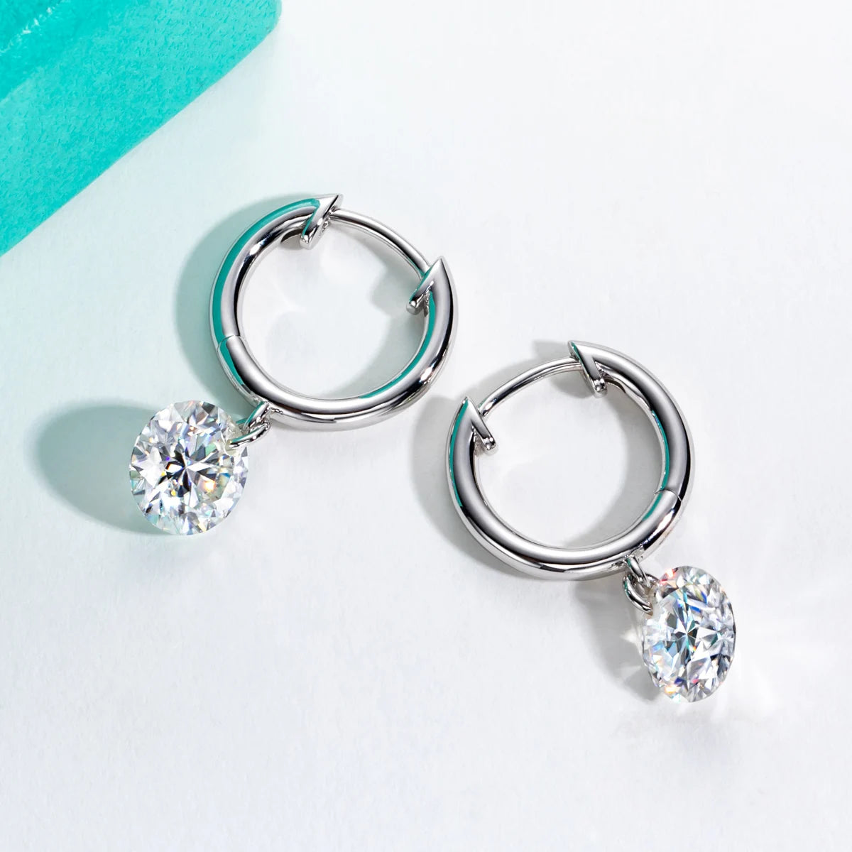 Diorina Jewelry Classic Solitaire Drop Earrings