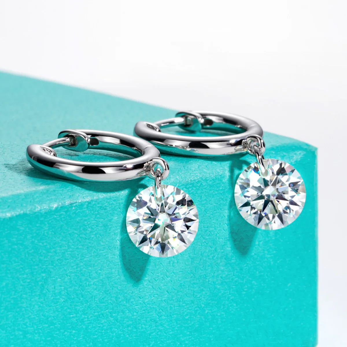Diorina Jewelry Classic Solitaire Drop Earrings