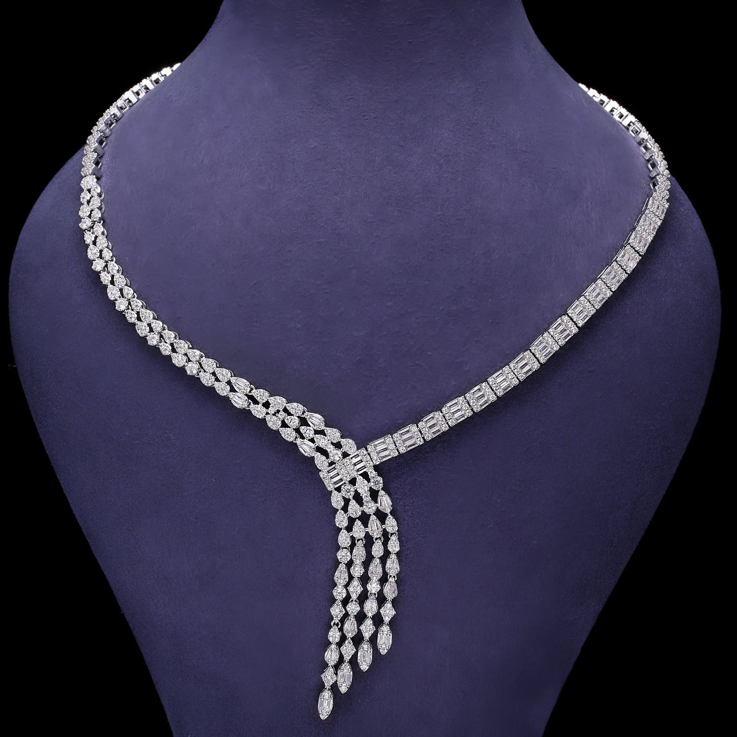 Diorina Jewelry Chic Jewelry Set for Women – Necklace, Earrings, Bracelet & Ring