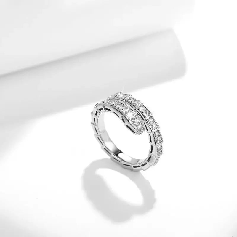 Diorina Jewelry Trendy Snake-Shaped Ring - Gold plated